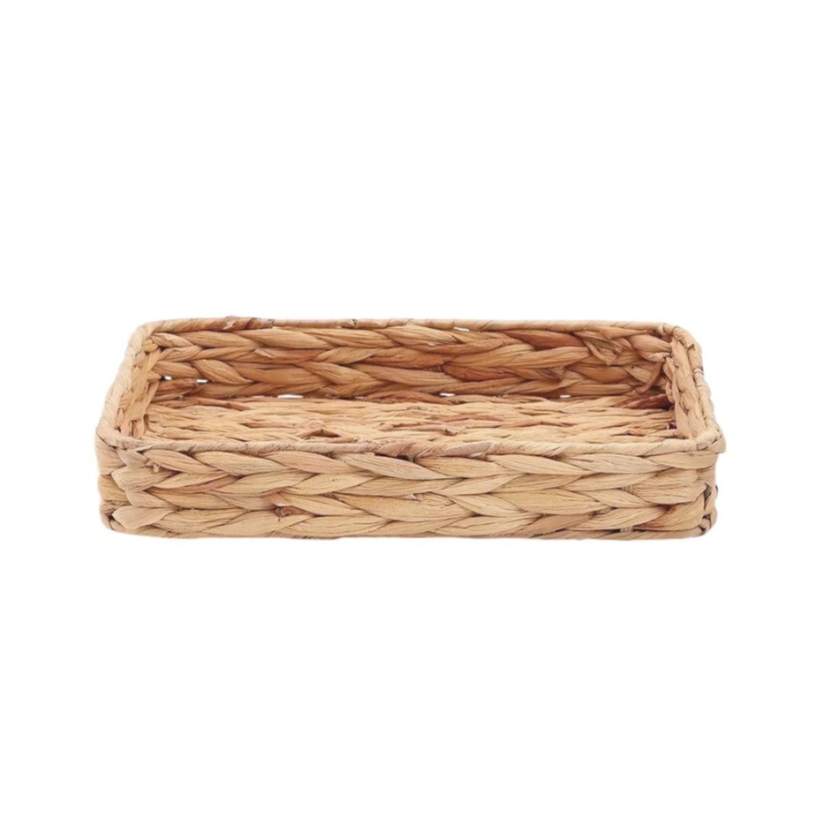 PACK12 CANASTA FUNCIONAL RECTANGULAR GRASS 31X23X4CM PARA GUARDAR OBJETOS Y+REGALO STICKER - 2