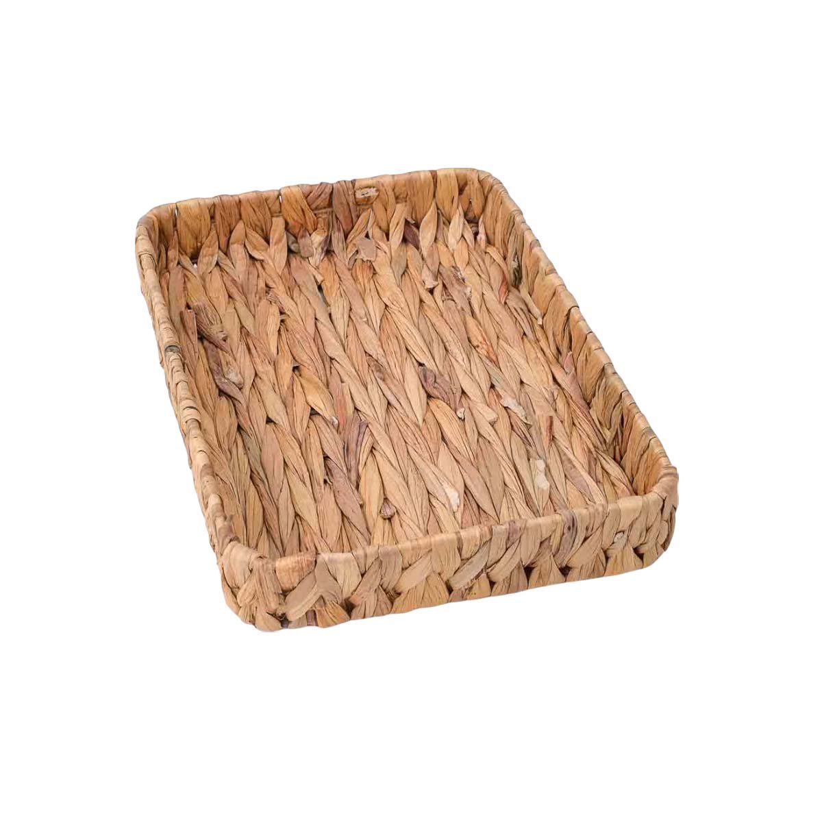 CAJA TEJIDA RECTANGULAR GRASS 31X23X4CM PARA ORDENAR ROPA Y ACCESORIOS EN CASA Y+LIGAS REGALO - 5