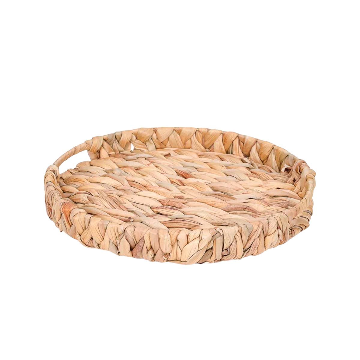 PACK2 CESTA TEJIDA CIRCULAR CON ASAS GRASS 32X4CM COLOR MOSTAZA DORMITORIO Y+REGALO STICKER - 2