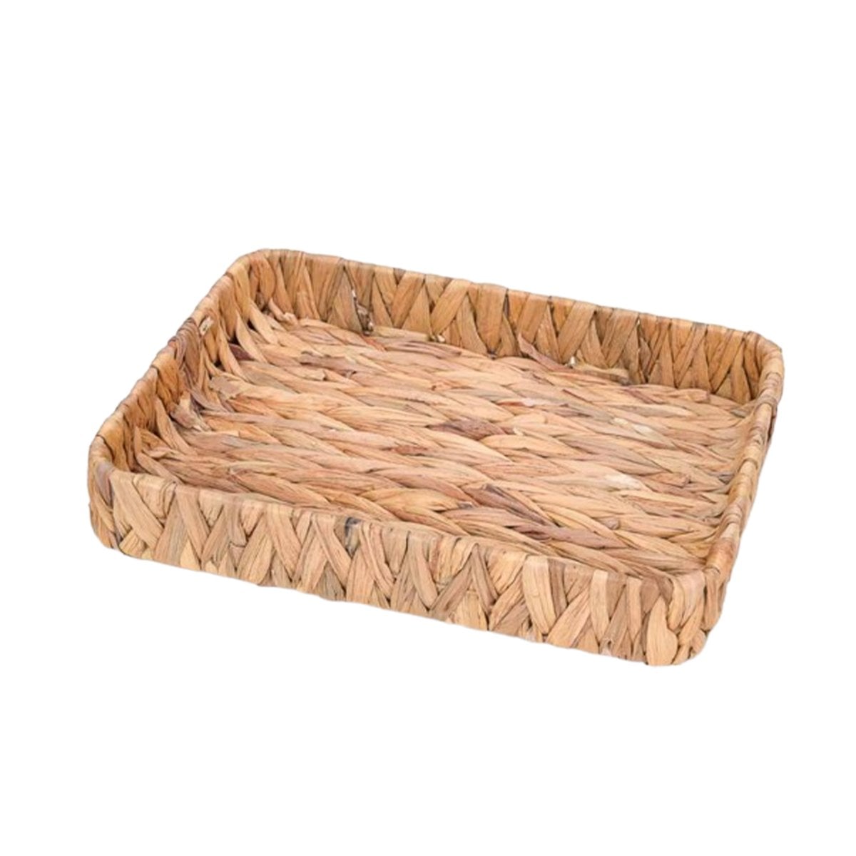 RECEPTACULO RECTANGULAR TEJIDA GRASS 28X19X4CM MOSTAZA PARA ALMACENAR ACCESORIOS Y+LIGAS REGALO - 5