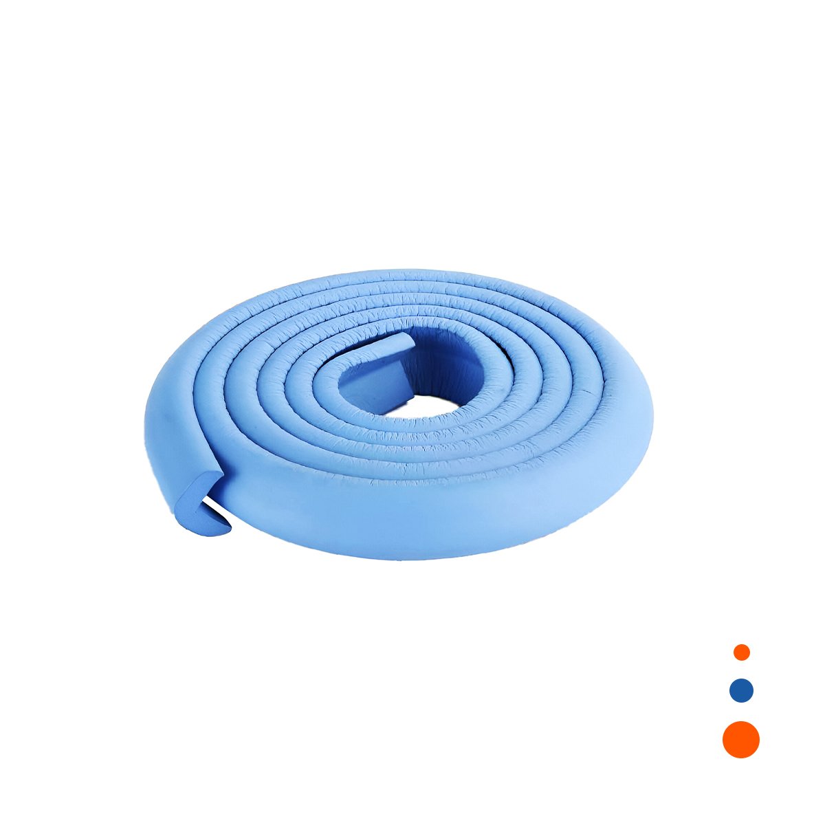PACK12 COBERTURA ESQUINA DE ESPUMA SUAVE PARA BORDES FILOSOS DE MESA AZUL Y+REGALO STICKER - 2