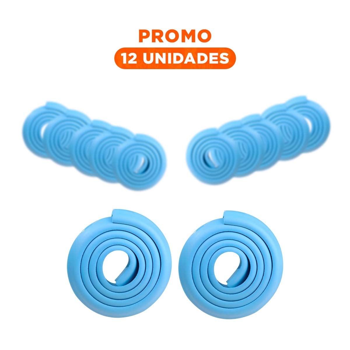 PACK12 BORDE SEGURO DE ESPUMA RESISTENTE PARA ESQUINAS DE MUEBLES EN CASA AZUL - 1
