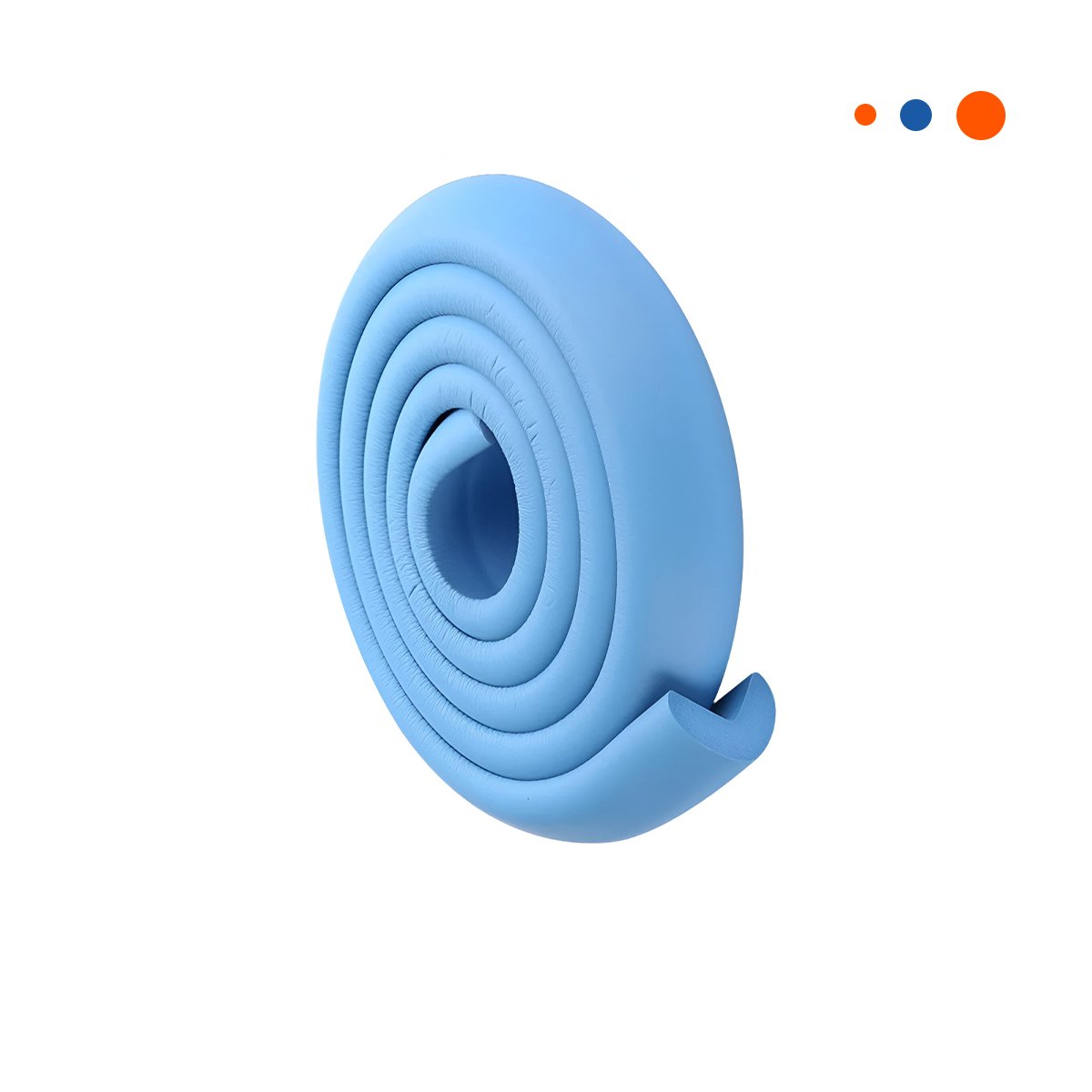 PACK6 BORDE SEGURO DE ESPUMA ACOLCHADA PARA ESQUINAS DE MESA SEGURIDAD AZUL Y+REGALO STICKER - 2