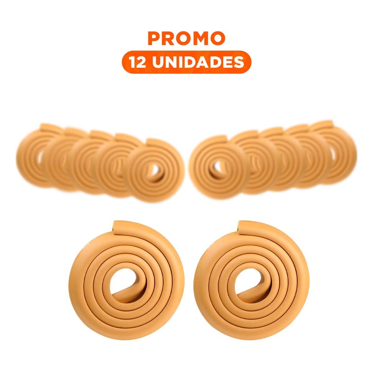 PACK12 BORDE SEGURO DE ESPUMA RESISTENTE PARA ESQUINAS DE MUEBLES EN CASA MOSTAZA - 1