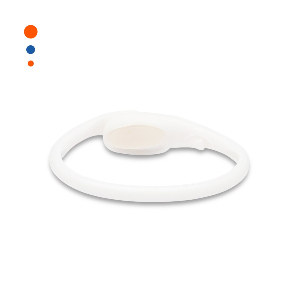 PASADOR DE SILICONA RESISTENTE PARA SUJETAR CABLE EN CASA Y TRABAJO BLANCO Y+REGALO STICKER - 1