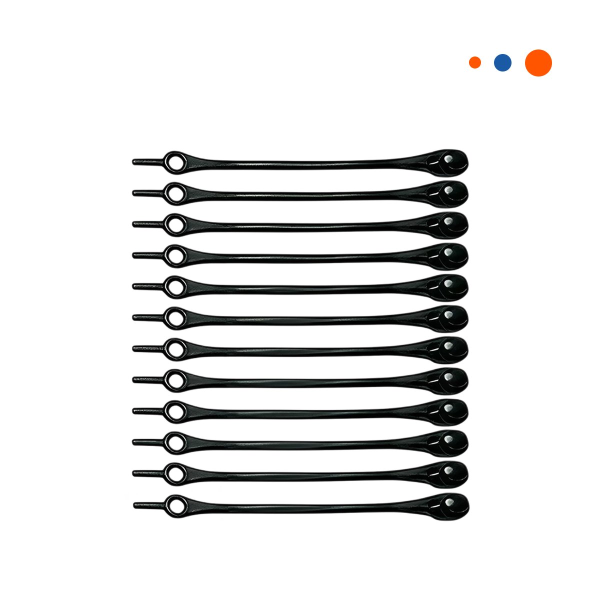 PACK4 CLIP DE SILICONA MULTIUSO PARA AJUSTE DE CABLE SEGURO NEGRO Y+PAPEL REGALO - 3