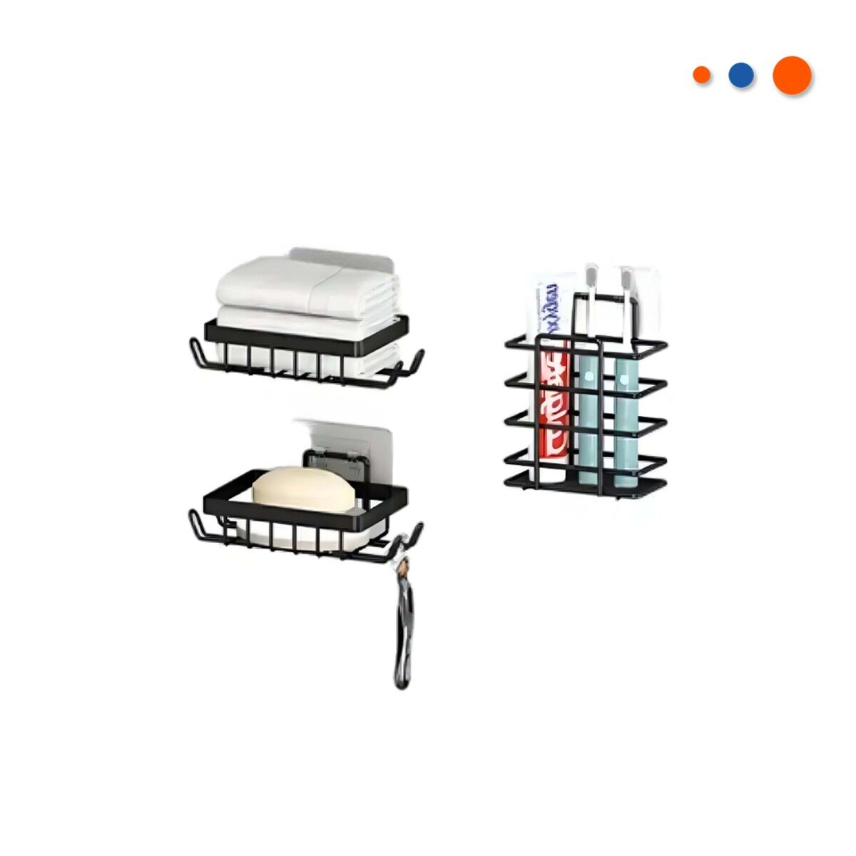 PACK4 GABINETE ESQUINERO PRACTICO 5 PIEZAS NEGRO ESTILO MODERNO CASA Y+PAPEL REGALO - 3