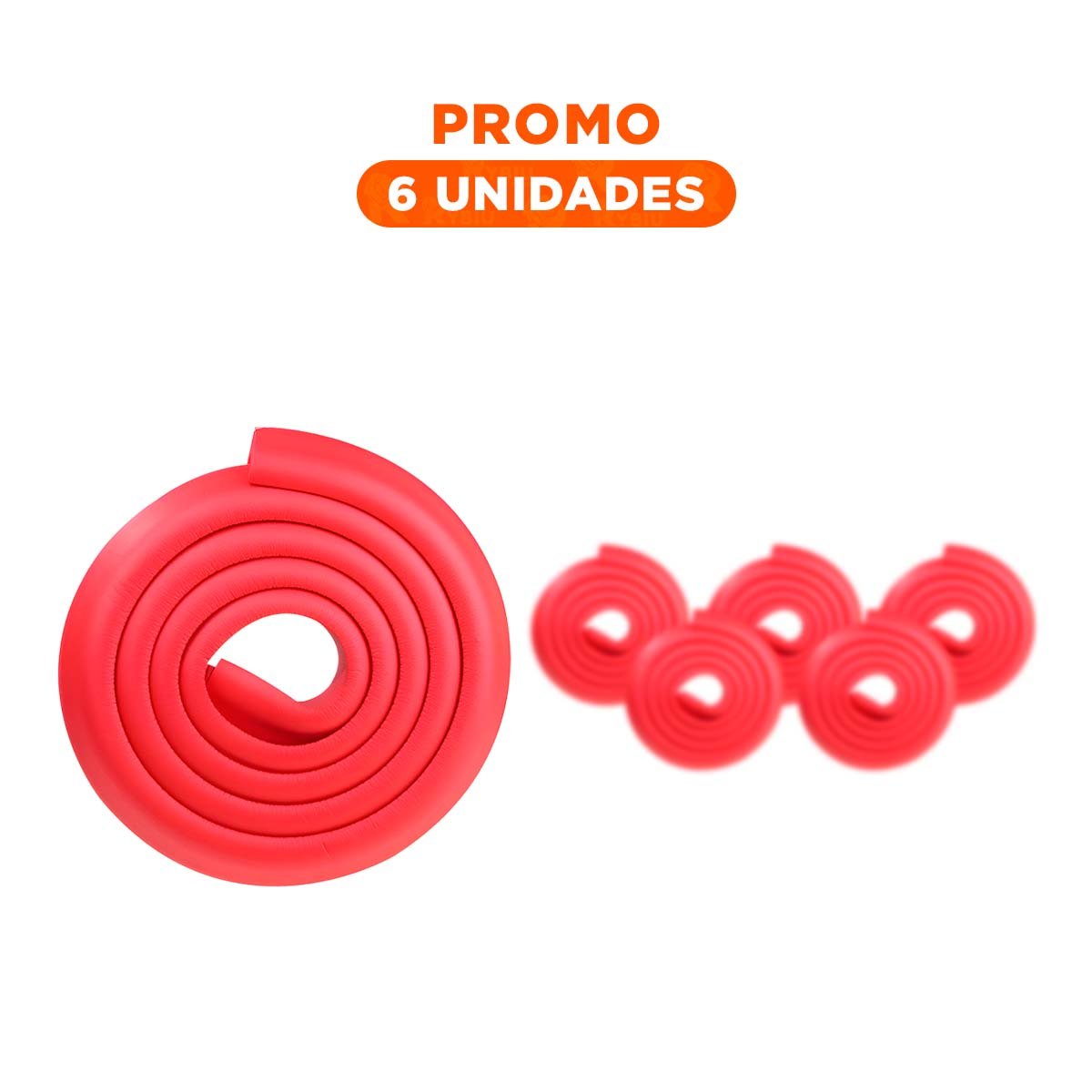 PACK6 BORDE SEGURO DE ESPUMA ACOLCHADA PARA ESQUINAS DE MESA SEGURIDAD HOGAR Y+REGALO STICKER - 1