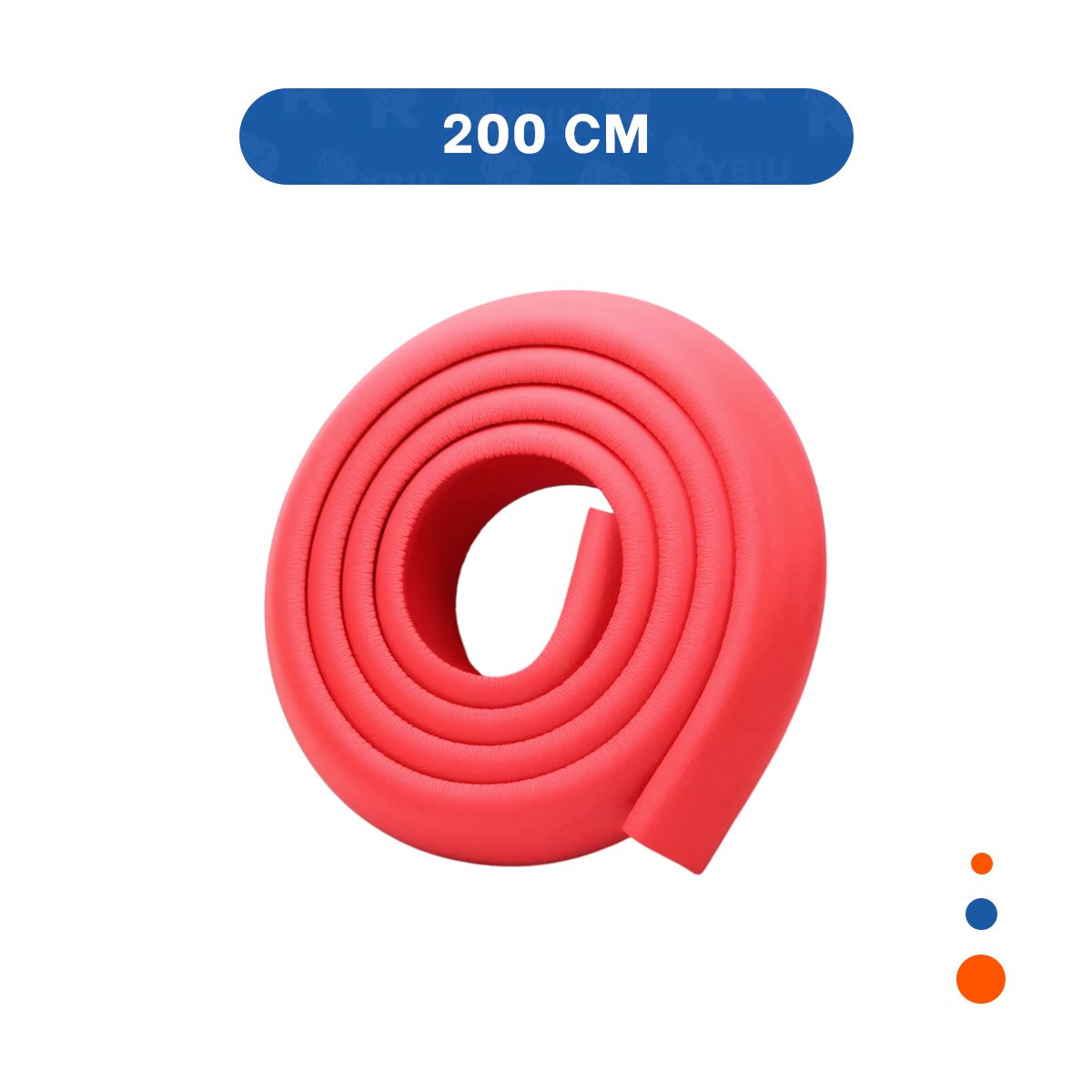 PACK2 ESQUINERO PROTECTOR DE ESPUMA PARA BORDES DE MESA SEGURIDAD EN HOGAR ROJO - 4