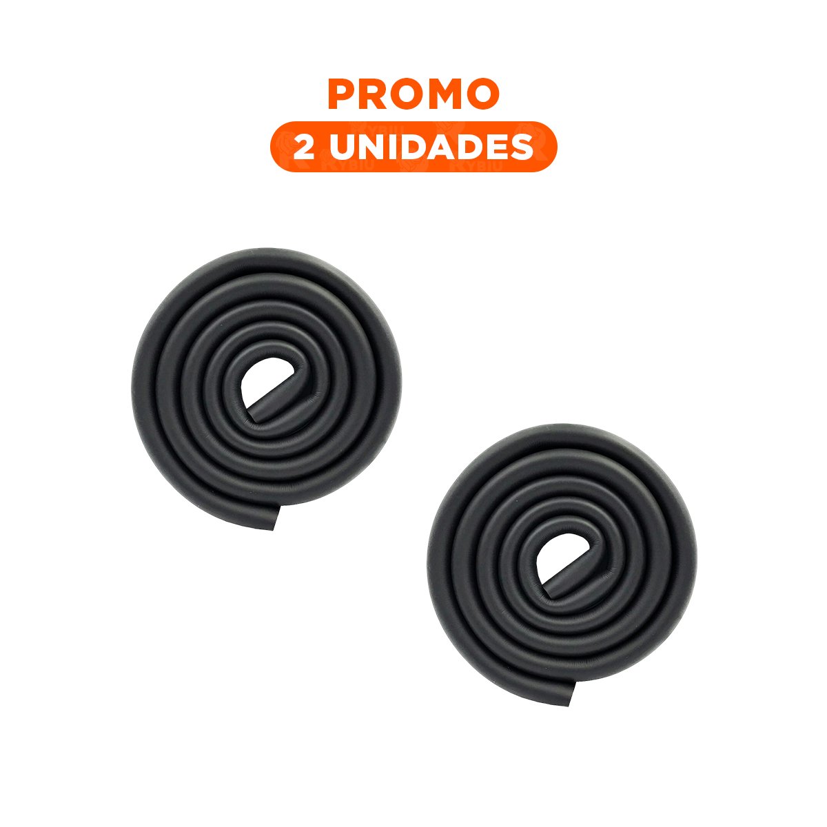 PACK2 ESQUINERO PROTECTOR DE ESPUMA FLEXIBLE PARA BORDES DE MESA NEGRO Y+REGALO STICKER - 1