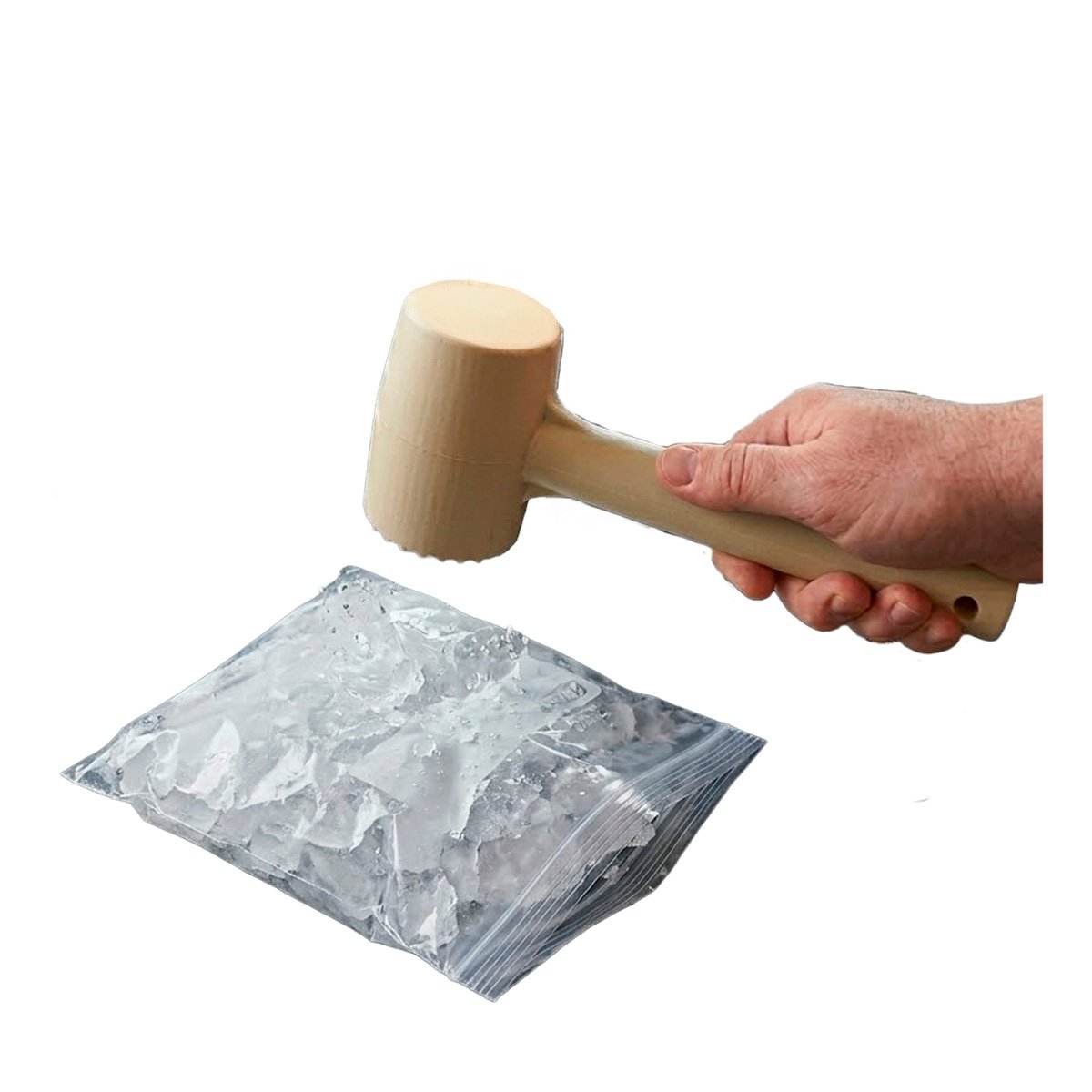 PACK4 MAZO PARA CARNES Y PREPARACIONES CASERAS COLOR CREMA YPAPEL REGALO - 3