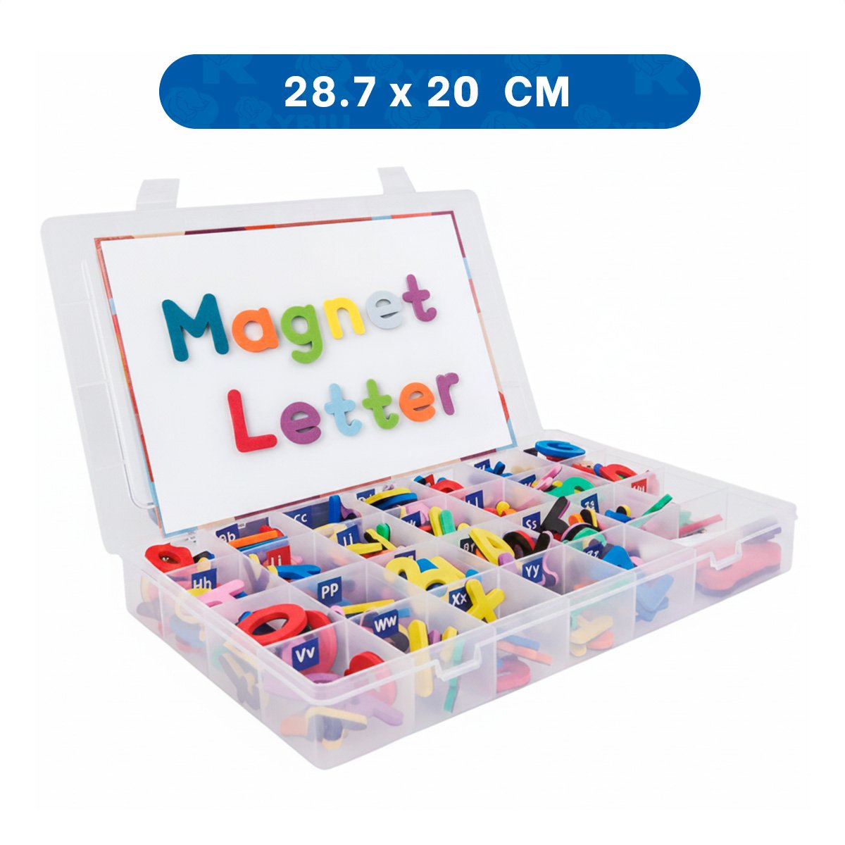 PACK2 TABLERO DIDACTICO CON PIEZAS MAGNETICAS 253 PZS DE LETRAS Y NUMEROS - 4