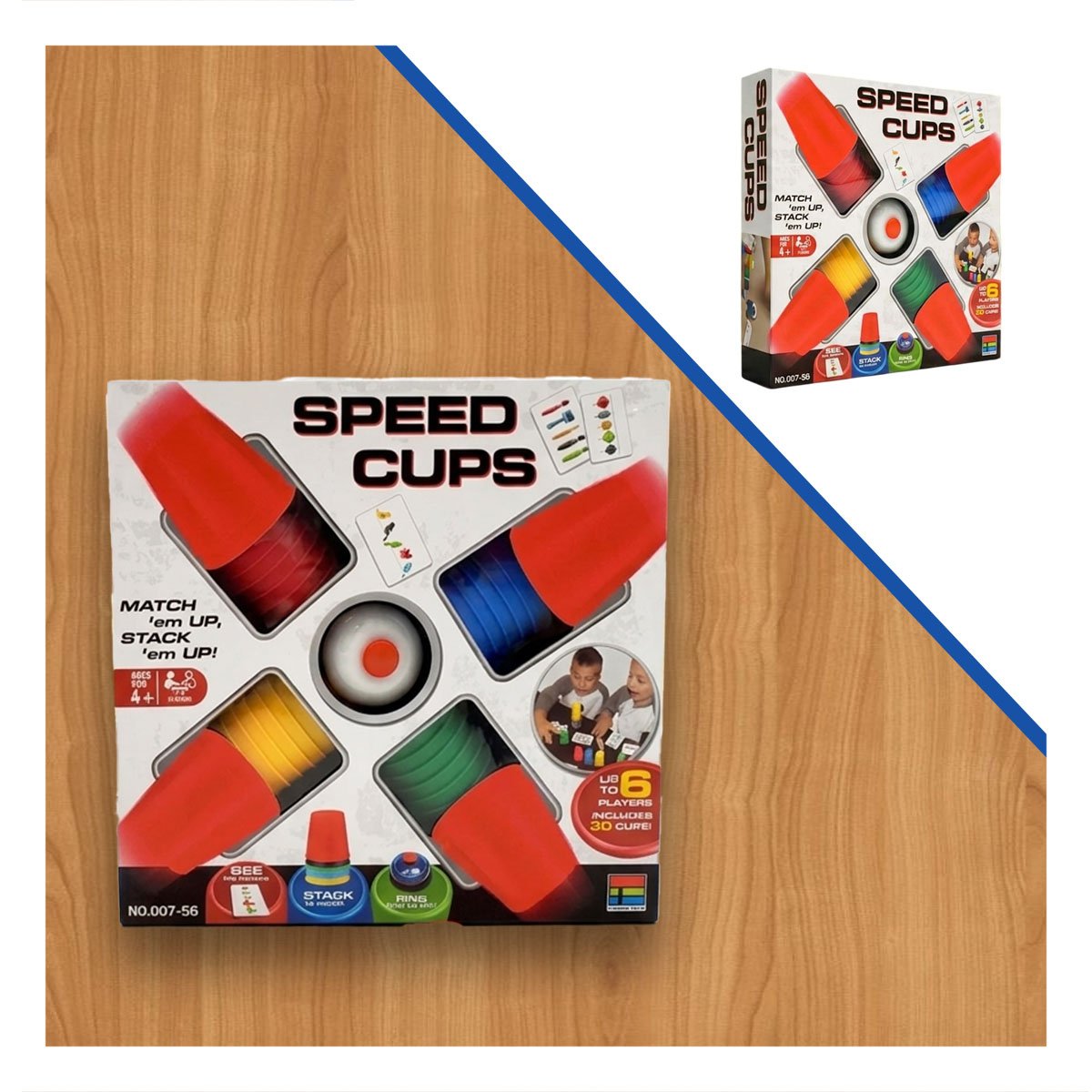 PACK2 KIT CON VASOS DE VELOCIDAD MULTICOLOR PARA JUEGOS DE COORDINACION MANUAL YREGALO STICKER - 2