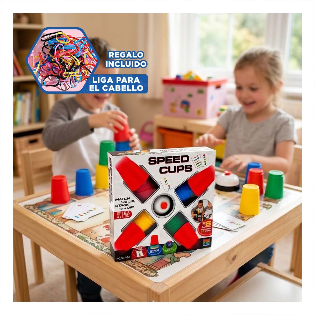 KIT DE VASOS DE VELOCIDAD MULTICOLOR PARA ENTRENAMIENTO DE APILADO RECREATIVO Y LIGAS REGALO - 2