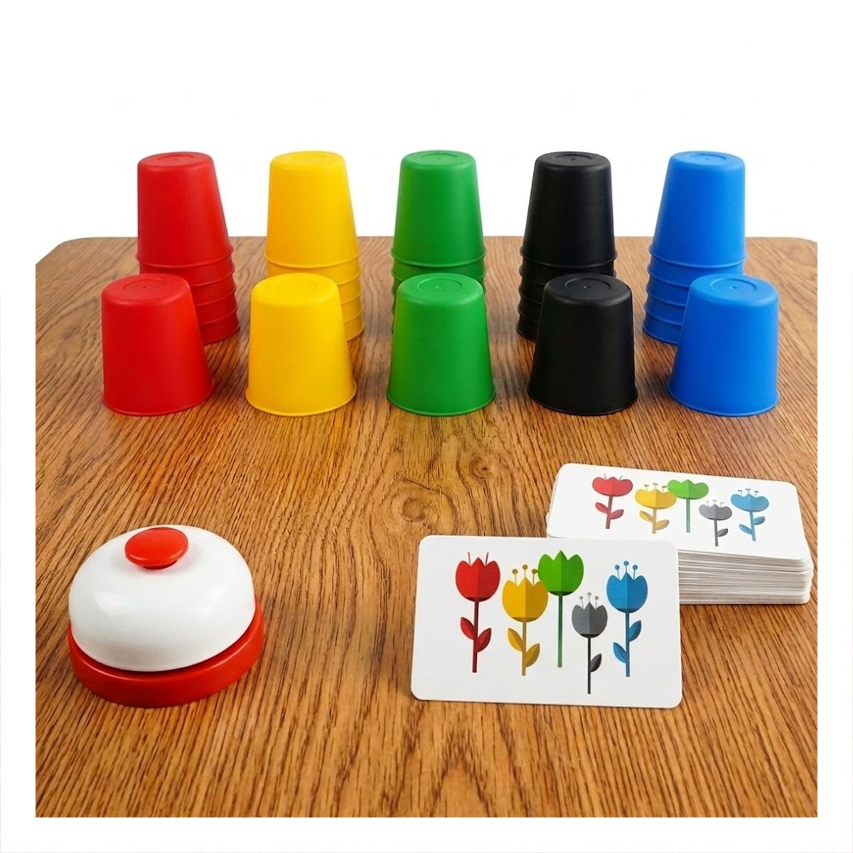 PACK4 JUEGO INFANTIL DE VASOS DE VELOCIDAD MULTICOLOR PARA PRACTICAR RAPIDEZ - 3