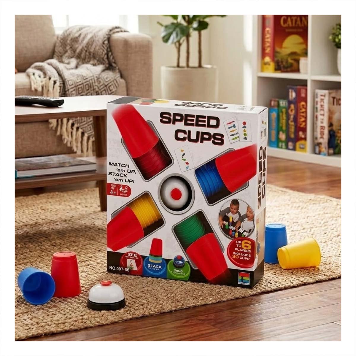 PAQUETE CON VASOS DE VELOCIDAD MULTICOLOR PARA PRACTICA DE COORDINACION Y PAPEL REGALO - 2