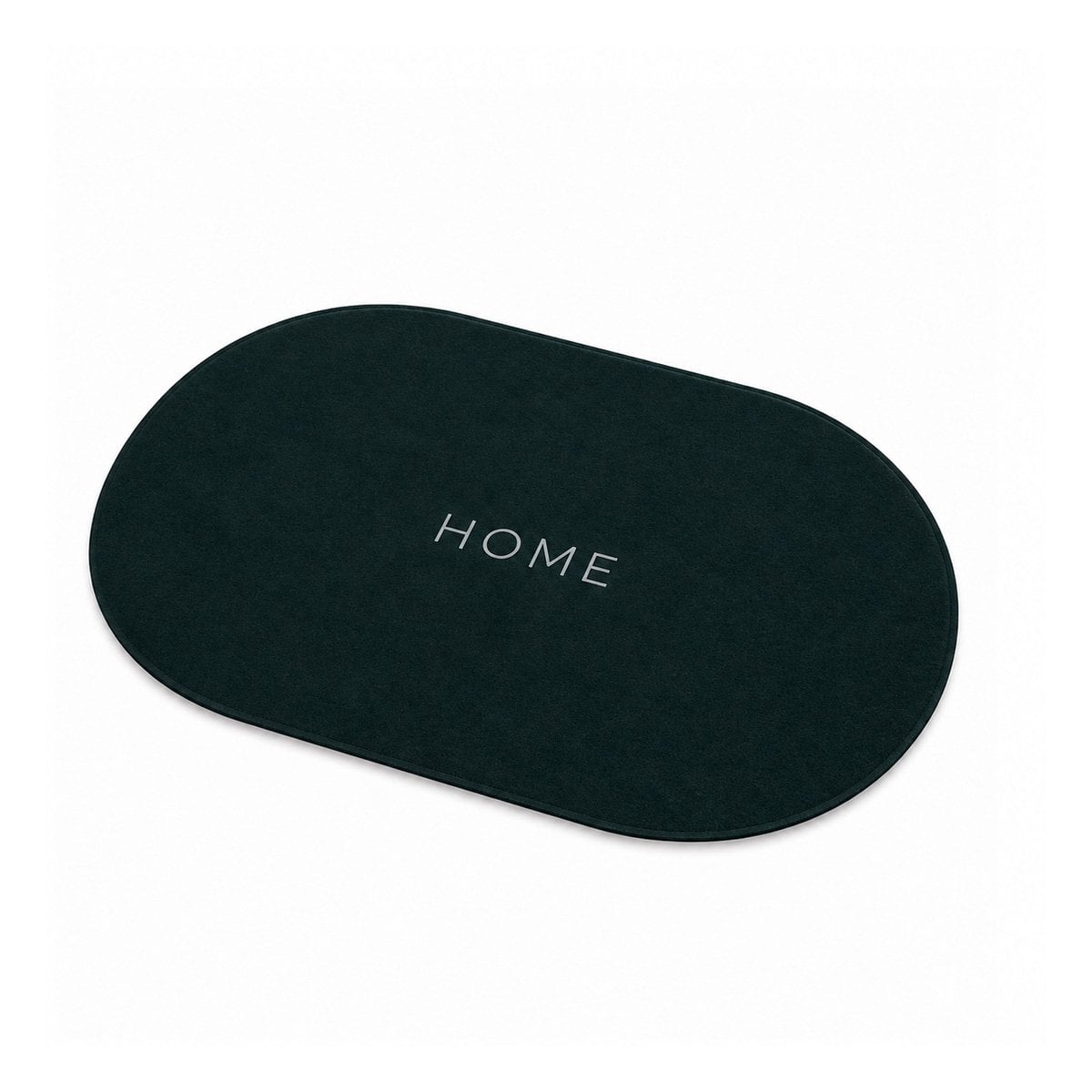FELPUDO HOME 38,7X57,5 CM OVALADO VERDE MILITAR Y LIGAS REGALO - 1