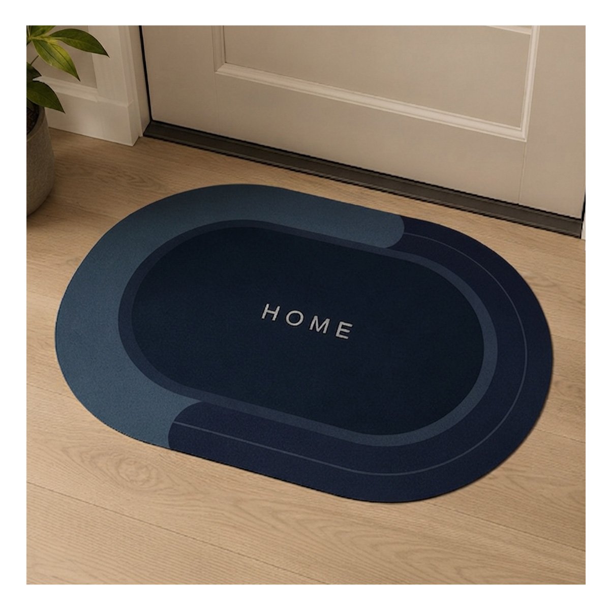 PACK6 MANTA HOME 38,7X57,5 CM OVALADA PARA SALA VERDE OSCURO AZUL YREGALO STICKER - 3