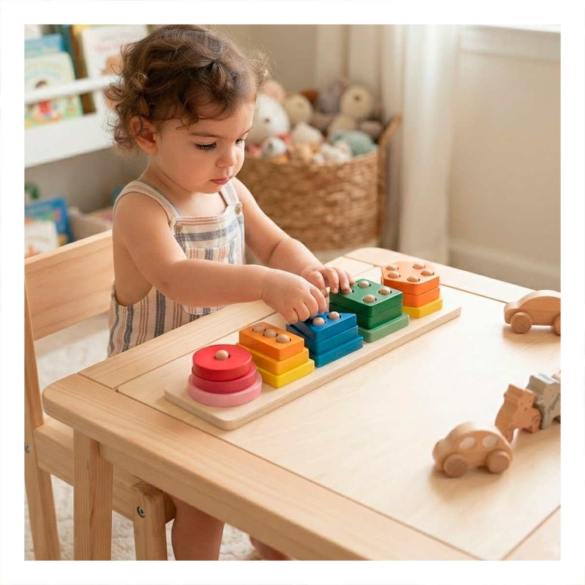 PACK4 ENCAJE INFANTIL DE APRENDIZAJE MULTICOLOR 30X6.3X5.5CM - 3