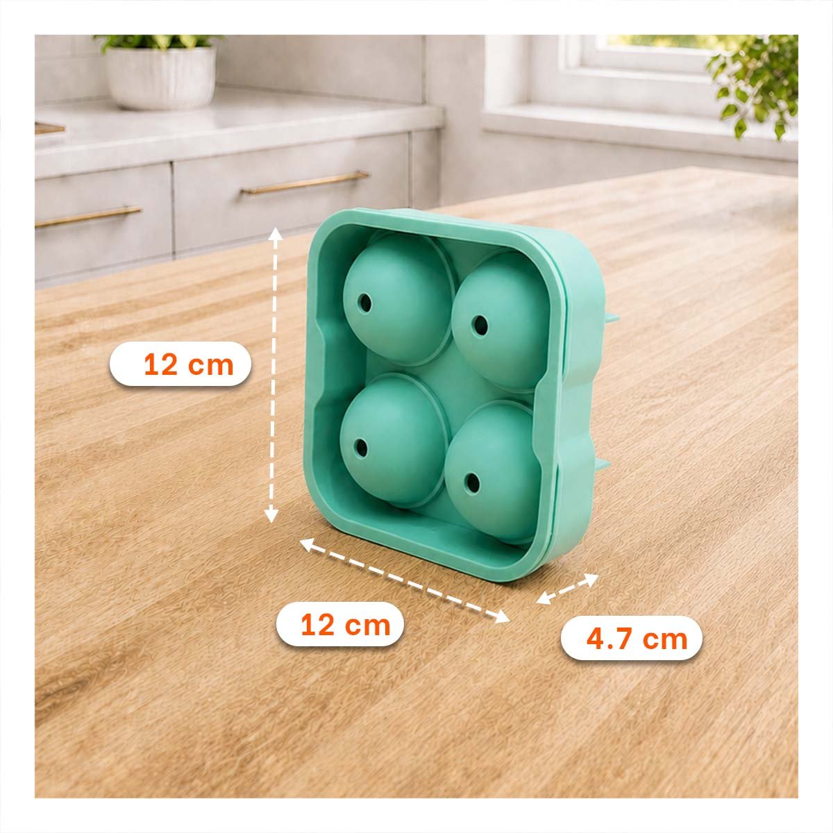 PACK12 CUBETERA REUTILIZABLE COLOR VERDE PARA BEBIDAS FRIAS - 2