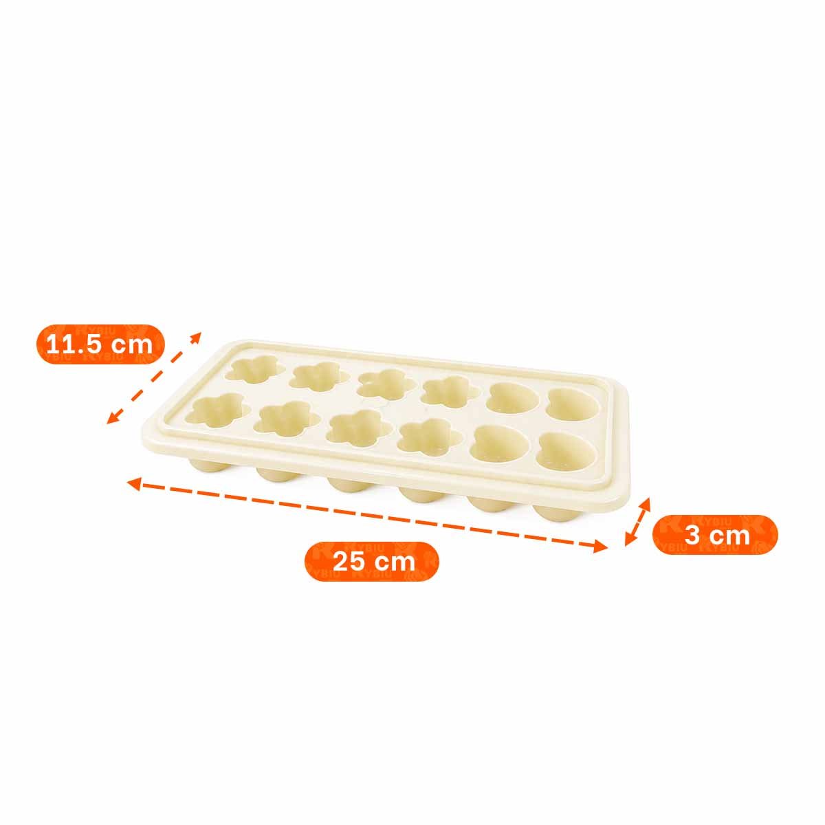 PACK2 CUBETERA CREMA PARA PREPARAR HIELO EN DIFERENTES FORMAS YPAPEL REGALO - 4