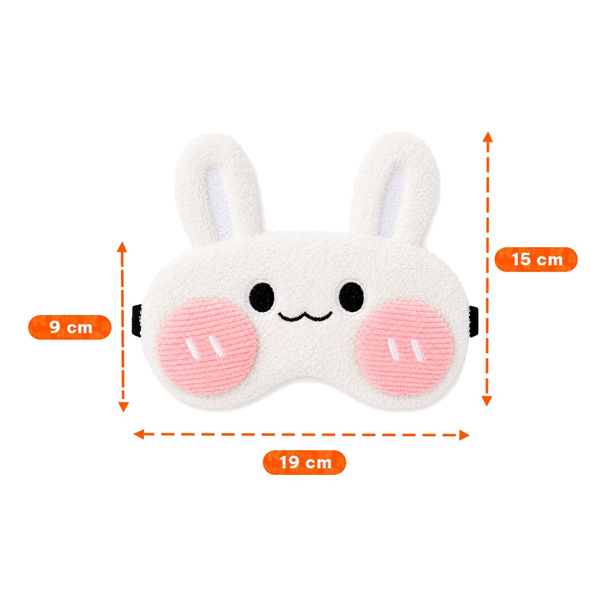 PACK6 PROTECTOR CONEJO PELUCHE BLANCO PARA DORMIR CON FELPA COMODA PARA EL HOGAR YPAPEL REGALO - 4