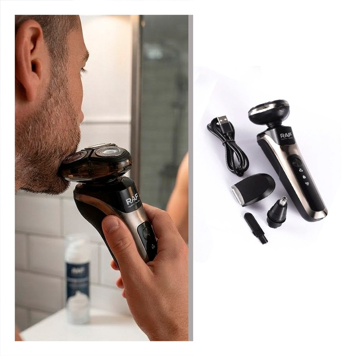 RECORTADOR PARA HOMBRE PARA CUIDADO PERSONAL PARA NARIZ Y PATILLAS Y BARBA Y STICKY - 1