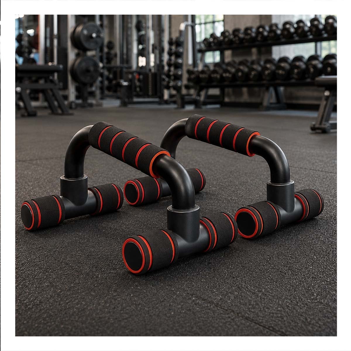 PACK6 SOPORTES PUSH UP EN FORMA DE C ROJO PLASTICO CON DISENO DE ESTILO FINO YREGALO STICKER - 3