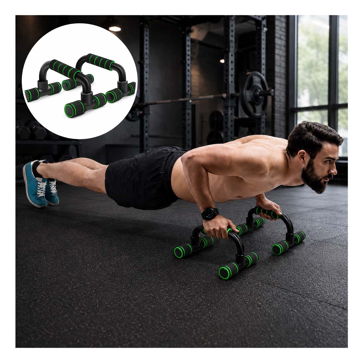 PACK6 AGARRADERAS PUSH UP EN FORMA DE C VERDE PLASTICO CON DISENO DE CASA USAR YPAPEL REGALO - 3