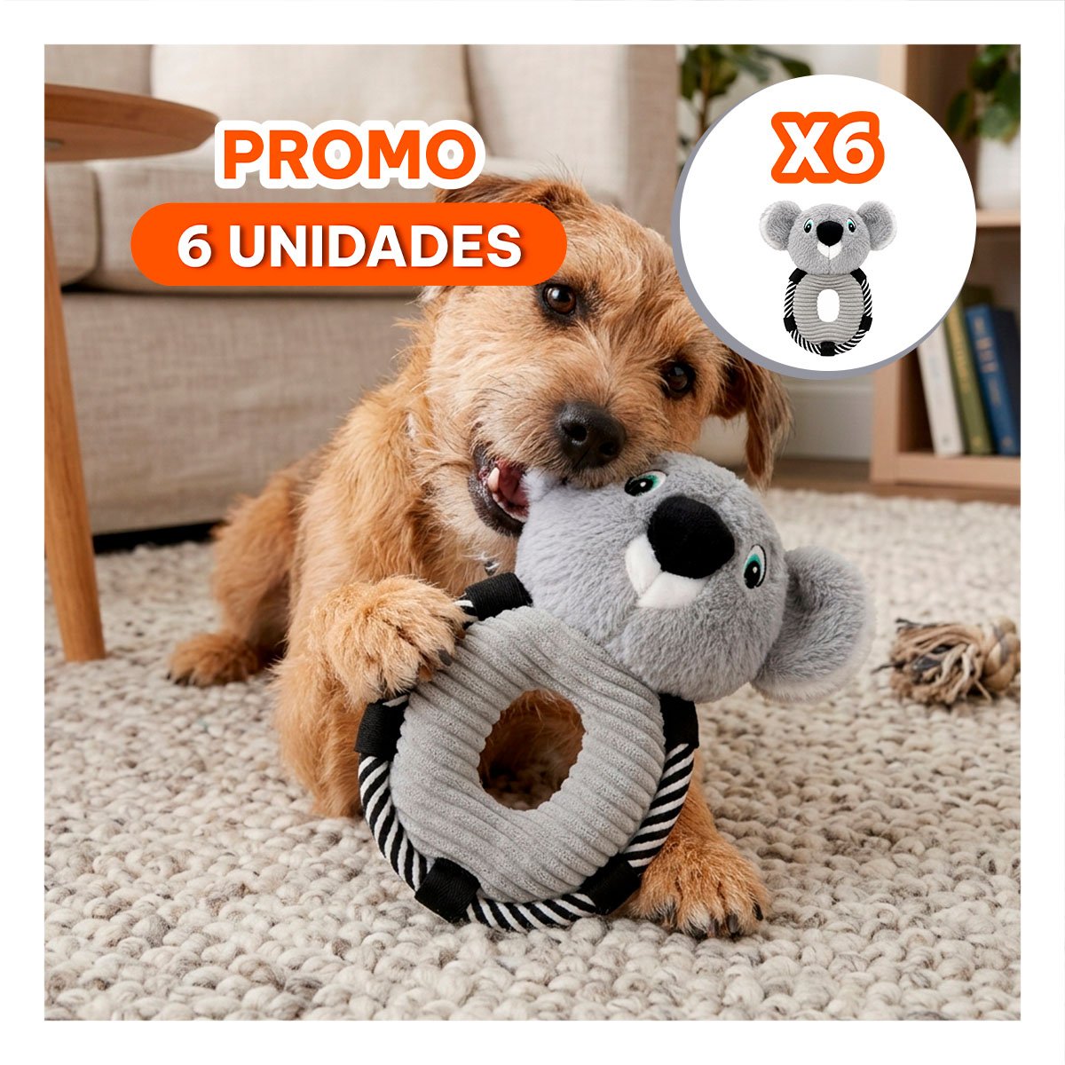 PACK6 MUNECO DE KOALA ARO PLOMO PARA HABITACION Y AMBIENTE DEL HOGAR YREGALO STICKER - 1