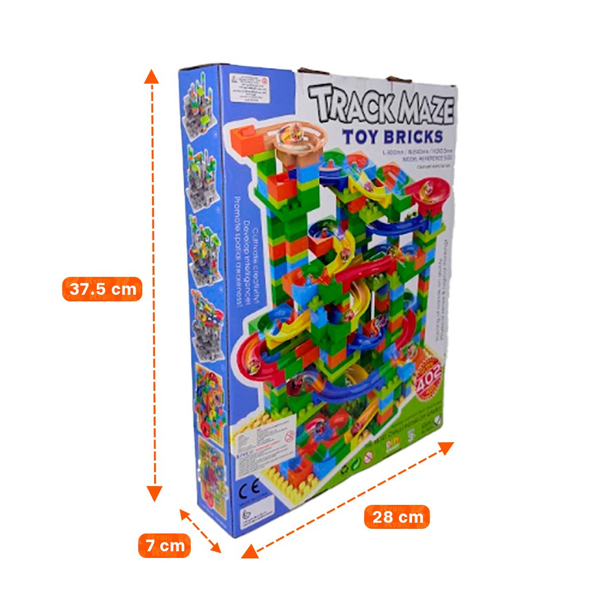 PACK2 KIT DE CANICAS MULTICOLOR 402 PIEZAS PARA NINOS CON JUEGO CREATIVO EN CASA YPAPEL REGALO - 4