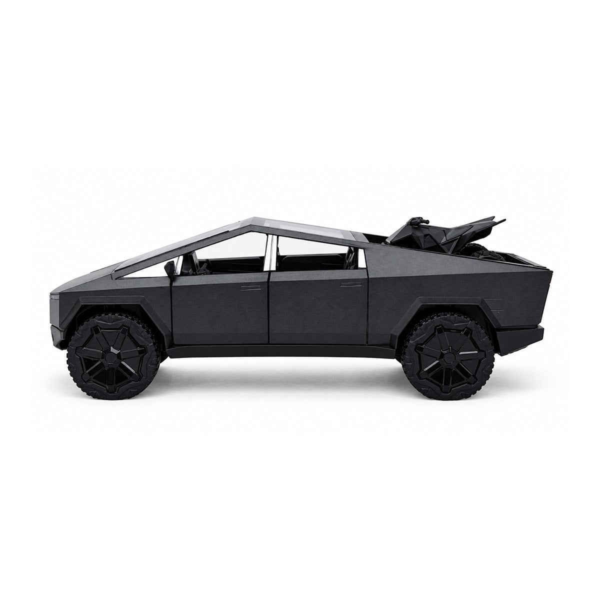 COCHE DE JUGUETE CYBERTRUCK A CONTROL REMOTO Y BATERIA RECARGABLE PLOMO Y LIGAS REGALO - 1
