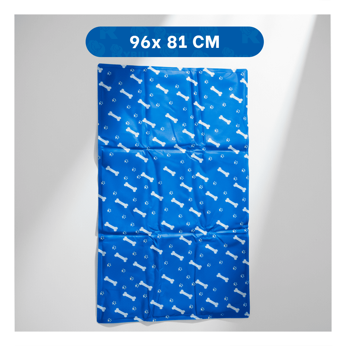 PACK2 COLCHONETA CON TECNOLOGIA DE ENFRIAMIENTO ESTAMPADO HUESITOS 81X96CM XL AZUL - 4