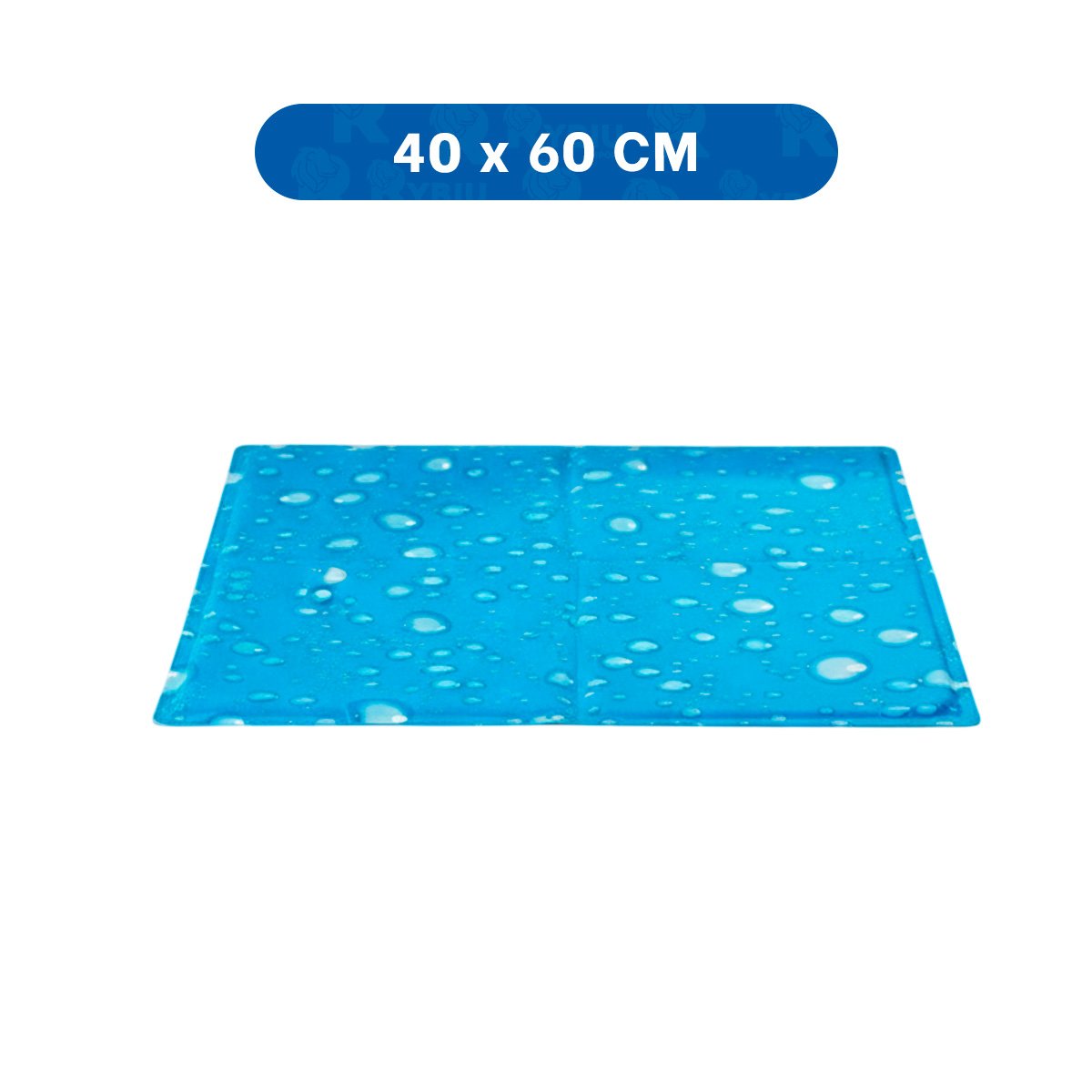 PACK4 BASE CON SUPERFICIE EN RELIEVE DECORATIVO ESTILO BURBUJAS 40X60CM M CELESTE - 4
