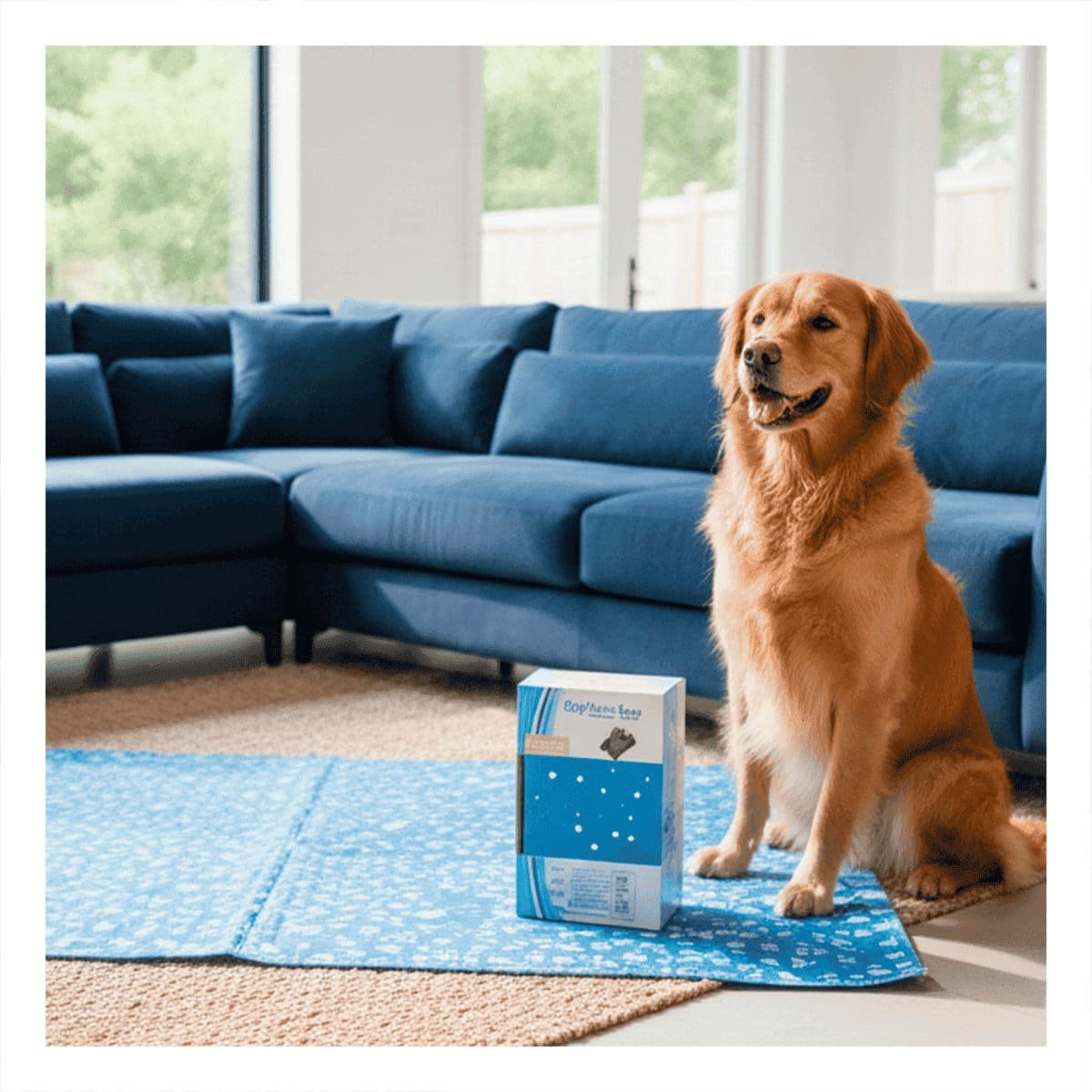 PACK4 CAMA CON GEL REFRESCANTE INTEGRADO ESTAMPADO BURBUJAS 81X96CM XL CELESTE YREGALO STICKER - 5