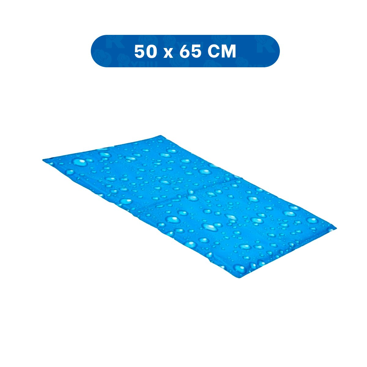 PACK4 TAPIZ CON RELIEVE BURBUJA PARA PISO DE PERRO 50X65CM MD CELESTE YPAPEL REGALO - 4