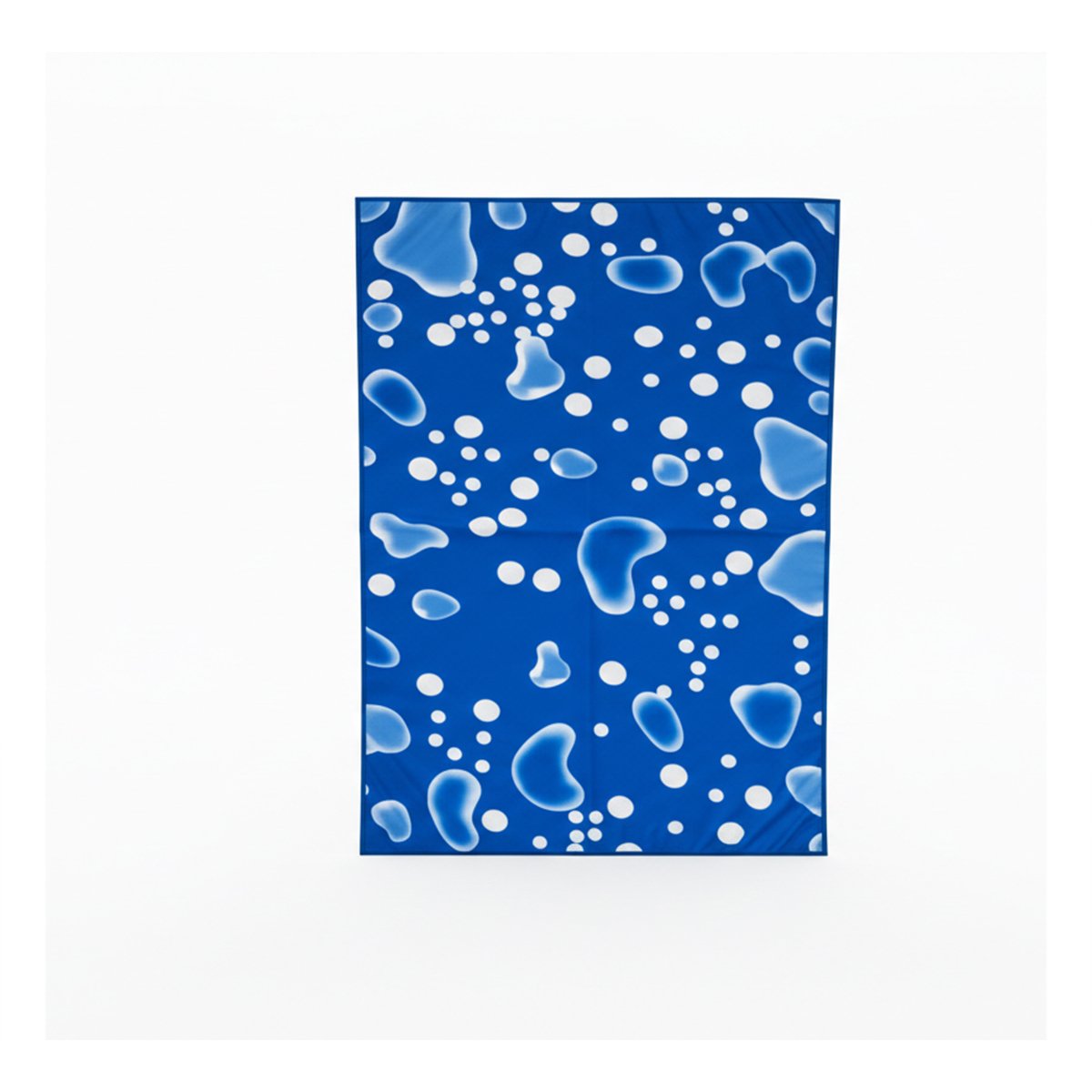 TAPETE REGULADOR DE CALOR PARA GATO PATRON BURBUJA 50X90CM L CELESTE YREGALO STICKER - 1