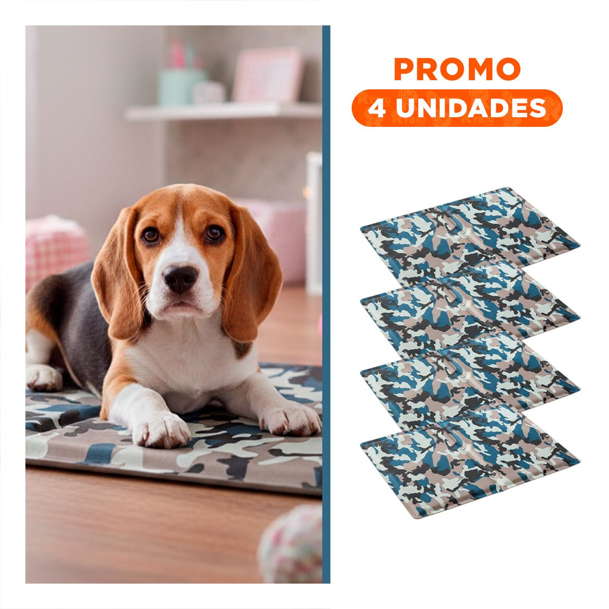 PACK4 CARPETA PRACTICA PARA TEMPORADA CALIDA 40X60CM M MILITAR - 1