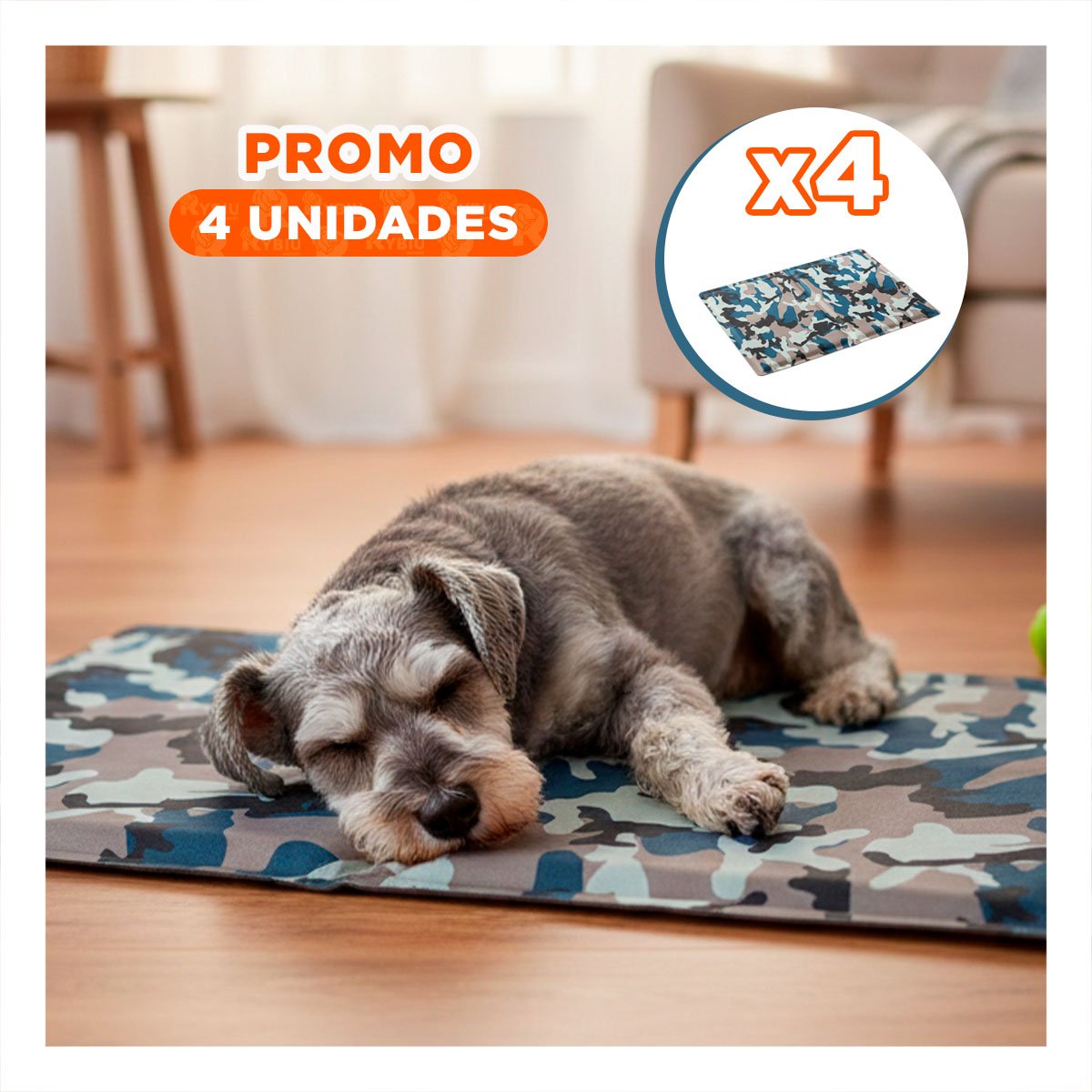 PACK4 CARPETA FUNCIONAL PARA SALA O DORMITORIO 40X60CM M MILITAR YPAPEL REGALO - 1