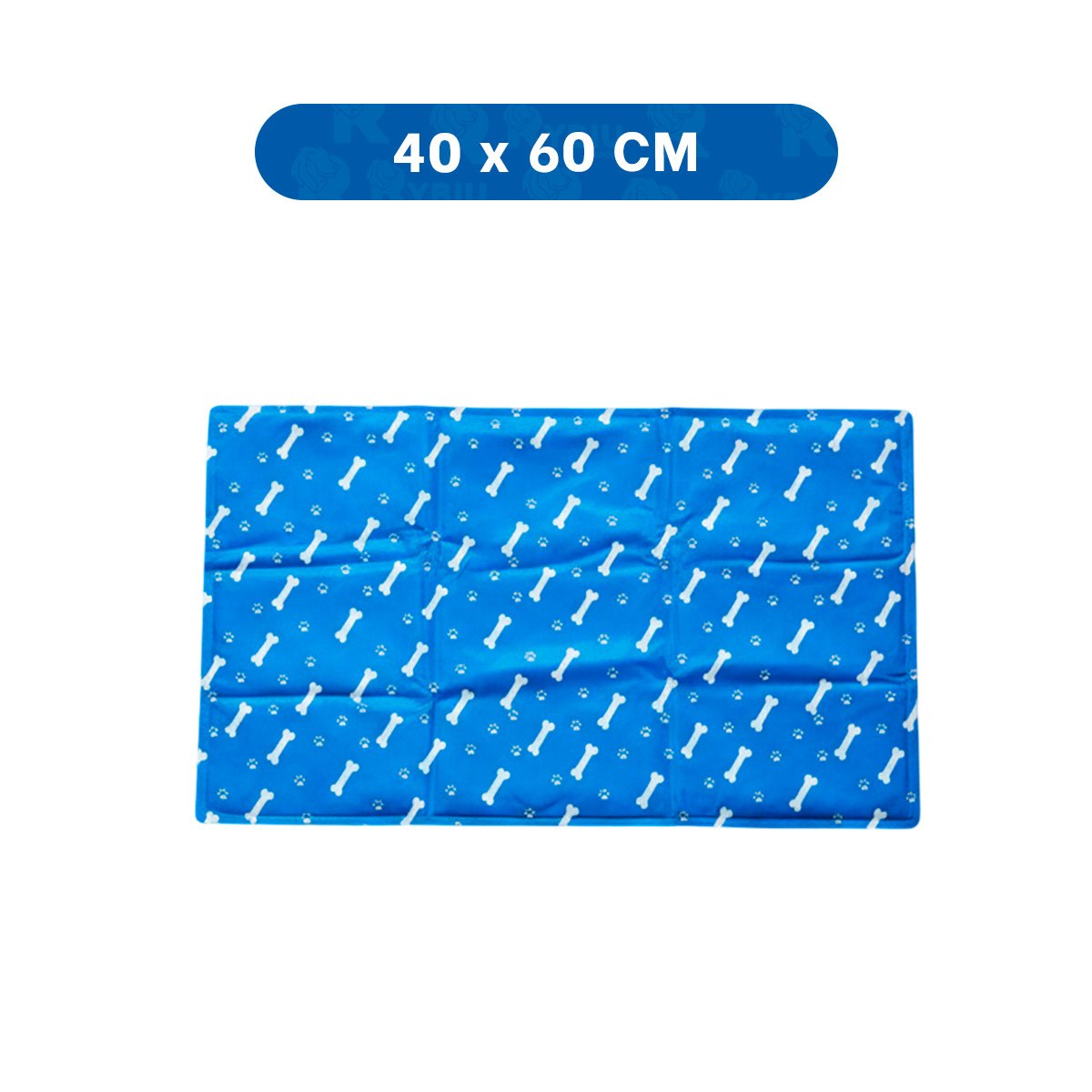 PACK2 DESCANSO CON SISTEMA DE ENFRIAMIENTO HUESITOS 40X60CM M AZUL - 4