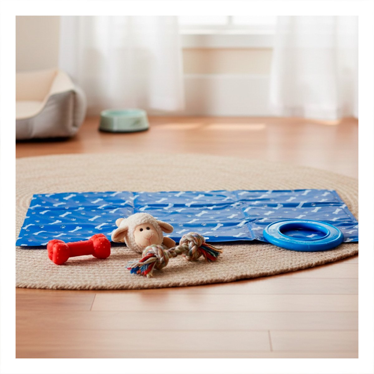 PACK4 DESCANSO PRACTICA PARA DIAS CALUROSOS HUESITOS 40X60CM M AZUL - 2