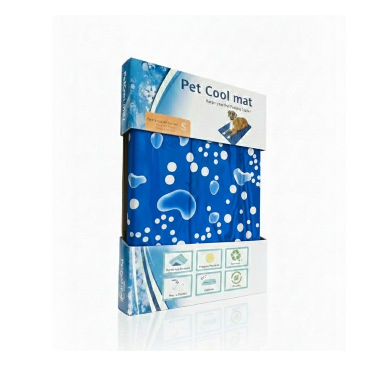 PACK4 COLCHONETA TERMICA PARA DESCANSO PROLONGADO 30X40CM S AZUL BURBUJA YPAPEL REGALO - 3