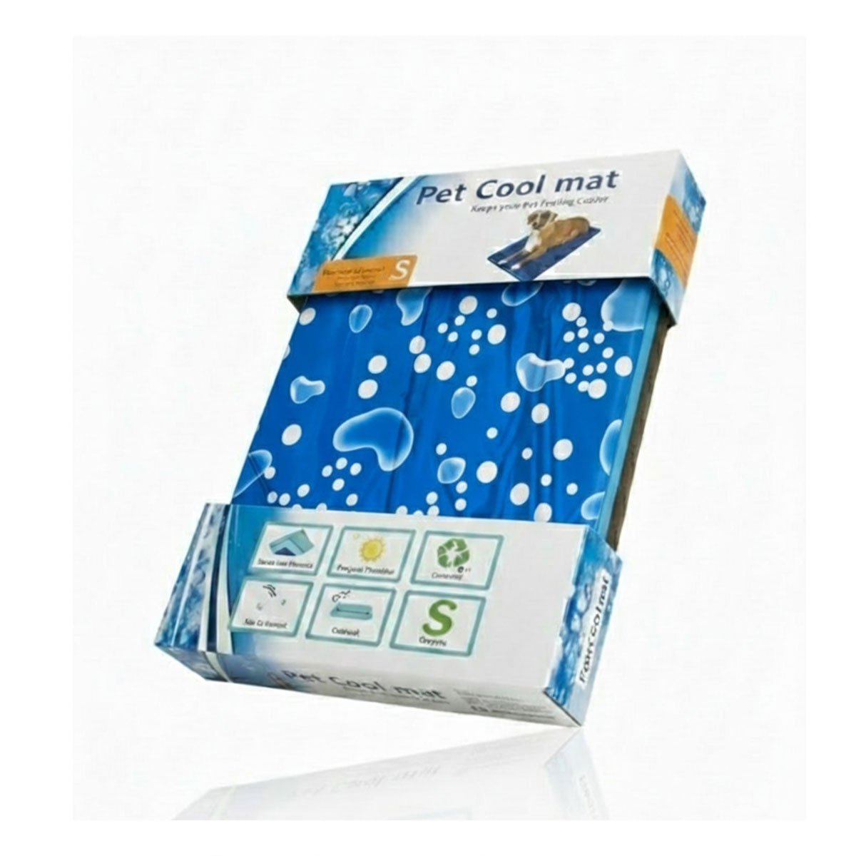 ESTERILLA TERMICA REFRESCANTE CON TEXTURA SUAVE 30X40CM S AZUL BURBUJA YLIGAS REGALO - 5