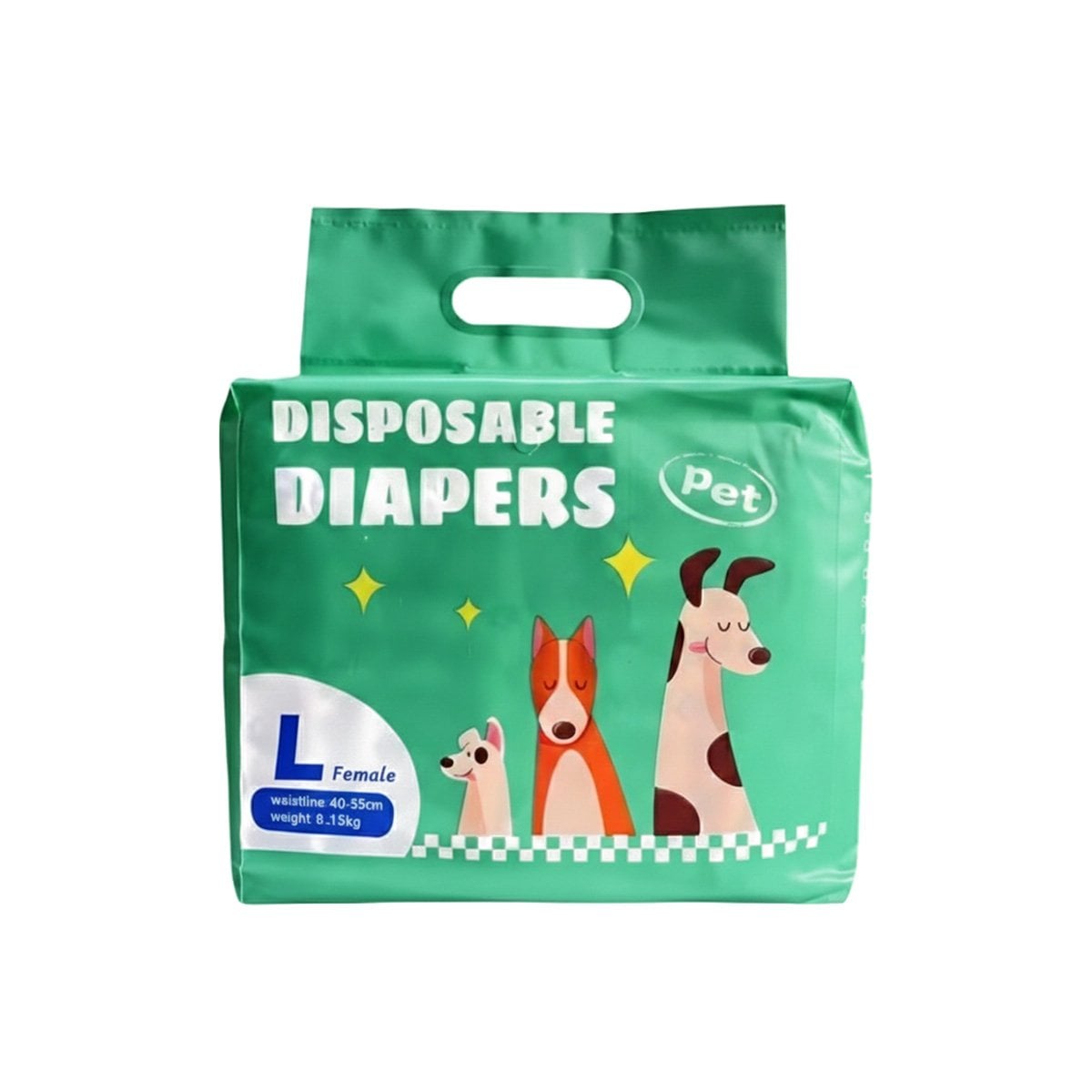 PACK4 FAJA PARA CONTROL DIARIO CON ESTILO ERGONOMICO PERRO MACHO TALLA L VERDE YPAPEL REGALO - 3
