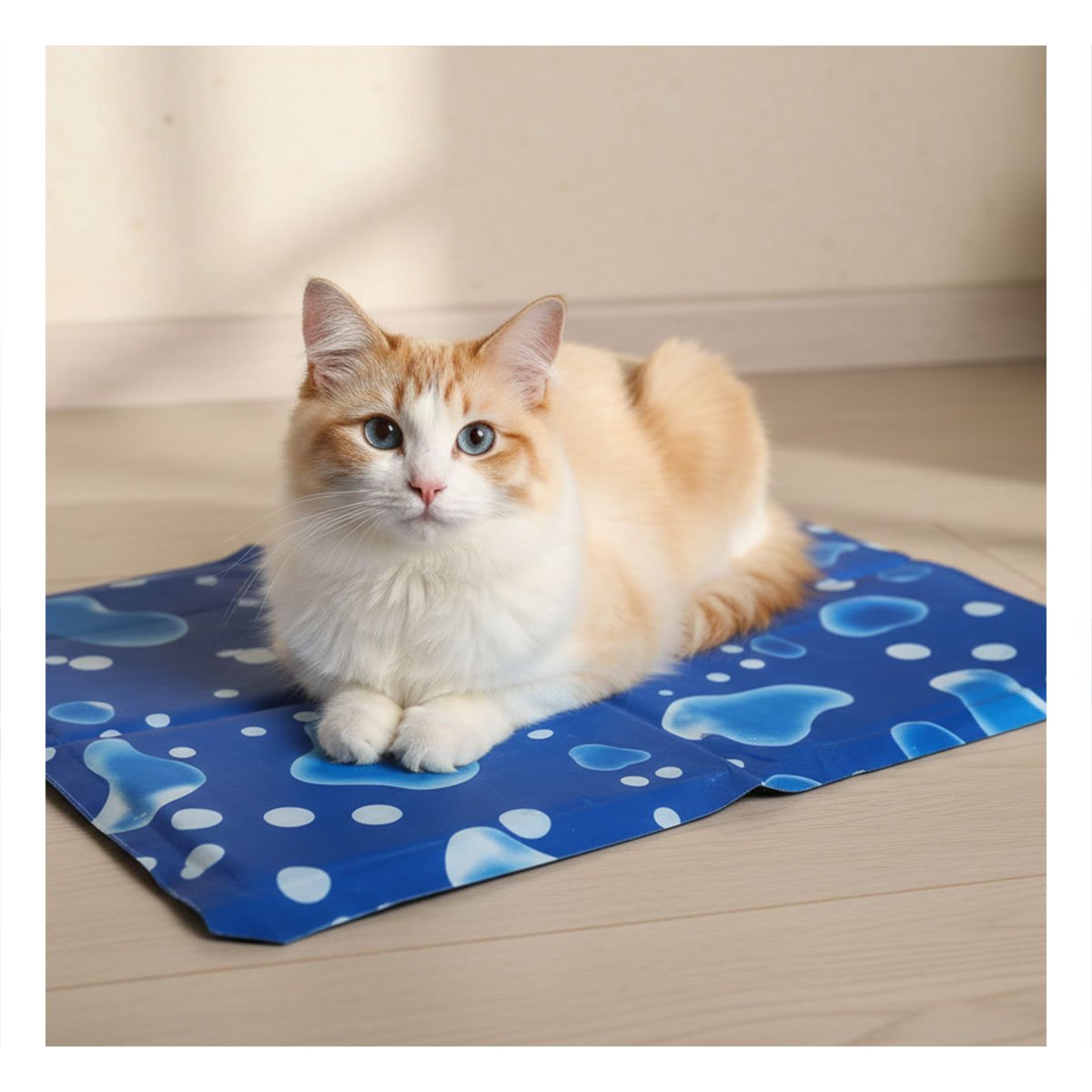 PACK2 COLCHONETA REFRESCANTE DE SUPERFICIE TEXTURIZADA 30X40CM S AZUL BURBUJA YPAPEL REGALO - 2