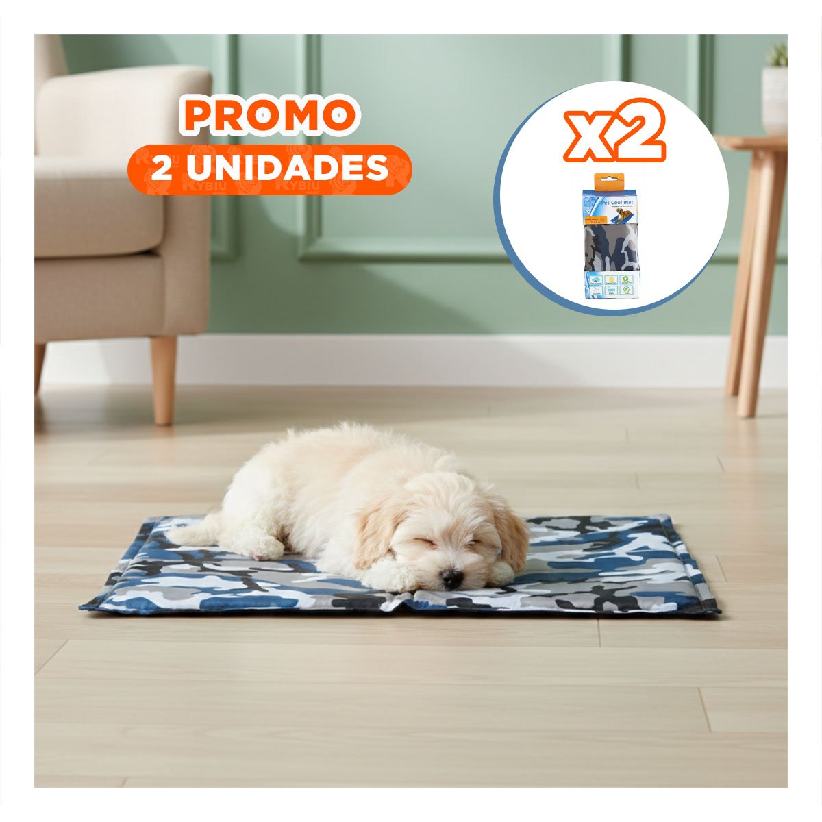 PACK2 BASE REFRESCANTE COMPACTA PARA INTERIOR 30X40CM S MILITAR - 1