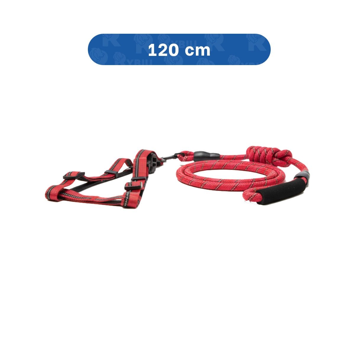ARNES CON SUJECION FIRME PARA USO EXTERIOR 120CM ROJO YLIGAS REGALO - 4
