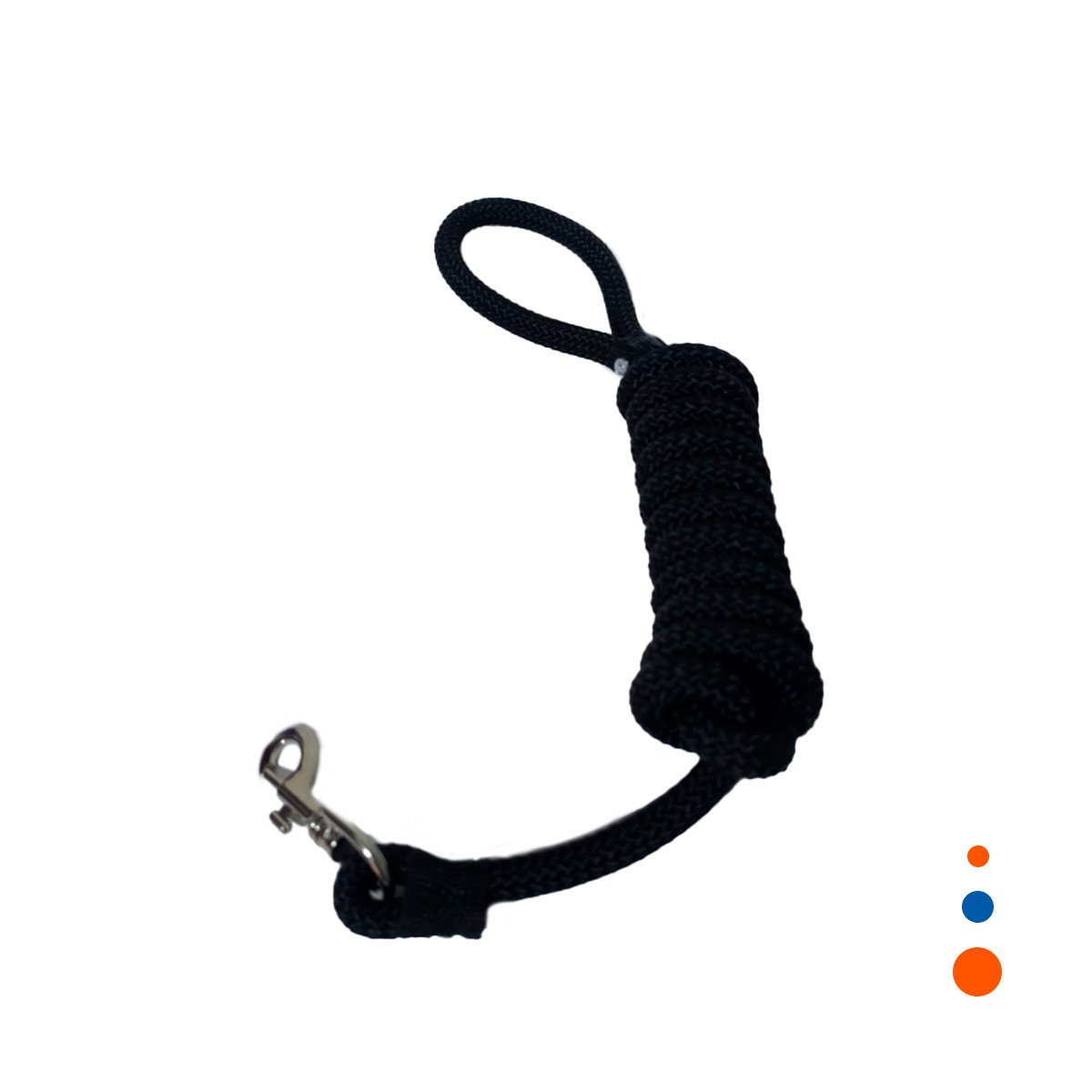 LAZO PARA MASCOTA DURADERO COLOR NEGRO PARA PASEO Y CONTROL DIARIO YREGALO STICKER - 1