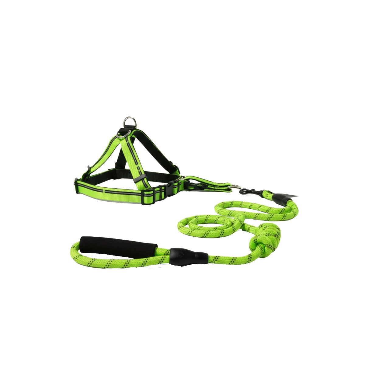 PACK2 SOPORTE EXTERIOR CON PECHERA Y SOGA 120 CM VERDE YREGALO STICKER - 2