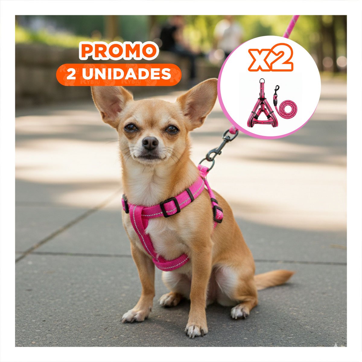 PACK2 CHALECO AJUSTABLE QUE MANTIENE CONFORT DURANTE CAMINATAS 120CM ROSADO YPAPEL REGALO - 1